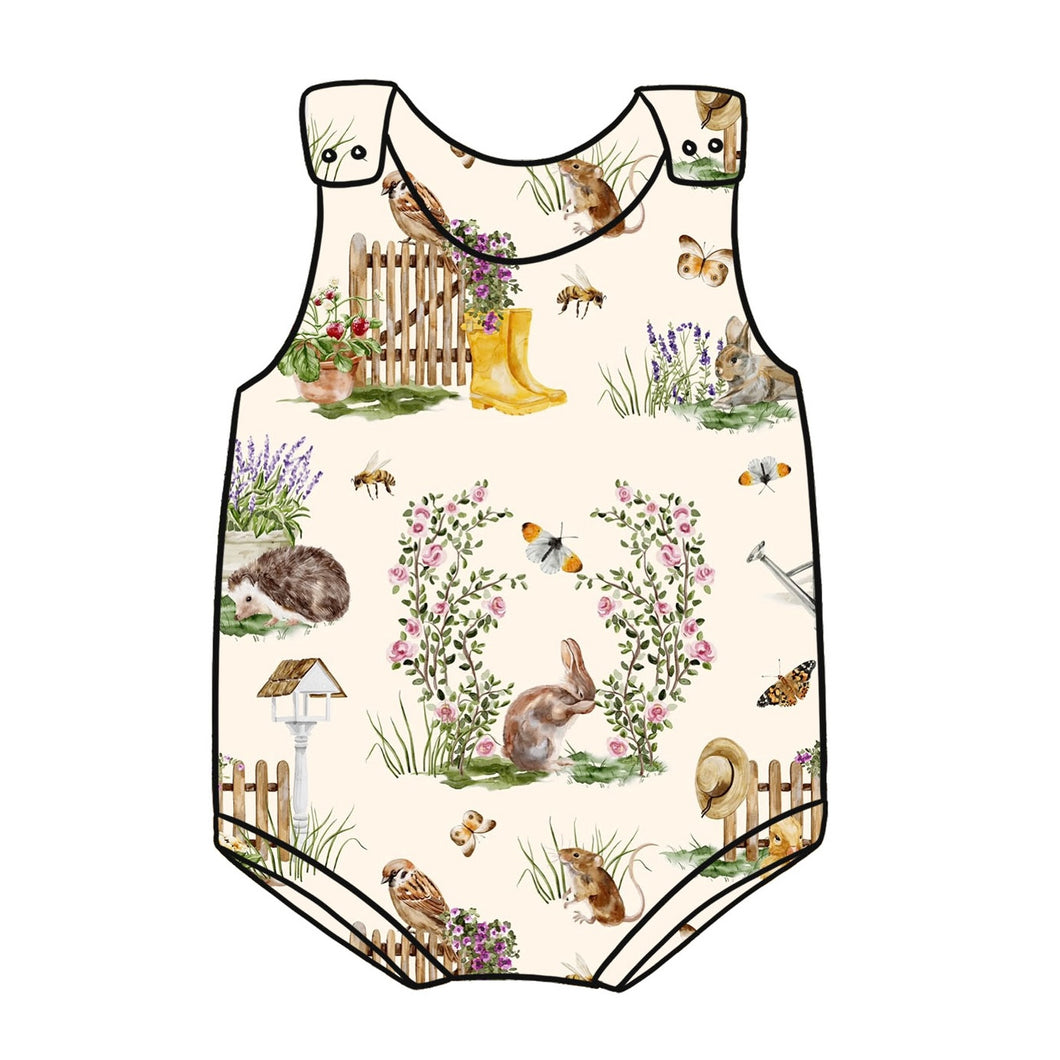 Garden Wildlife Bloomer Romper