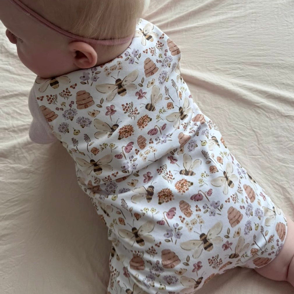 Honey Bee Child & Baby Bloomer Romper