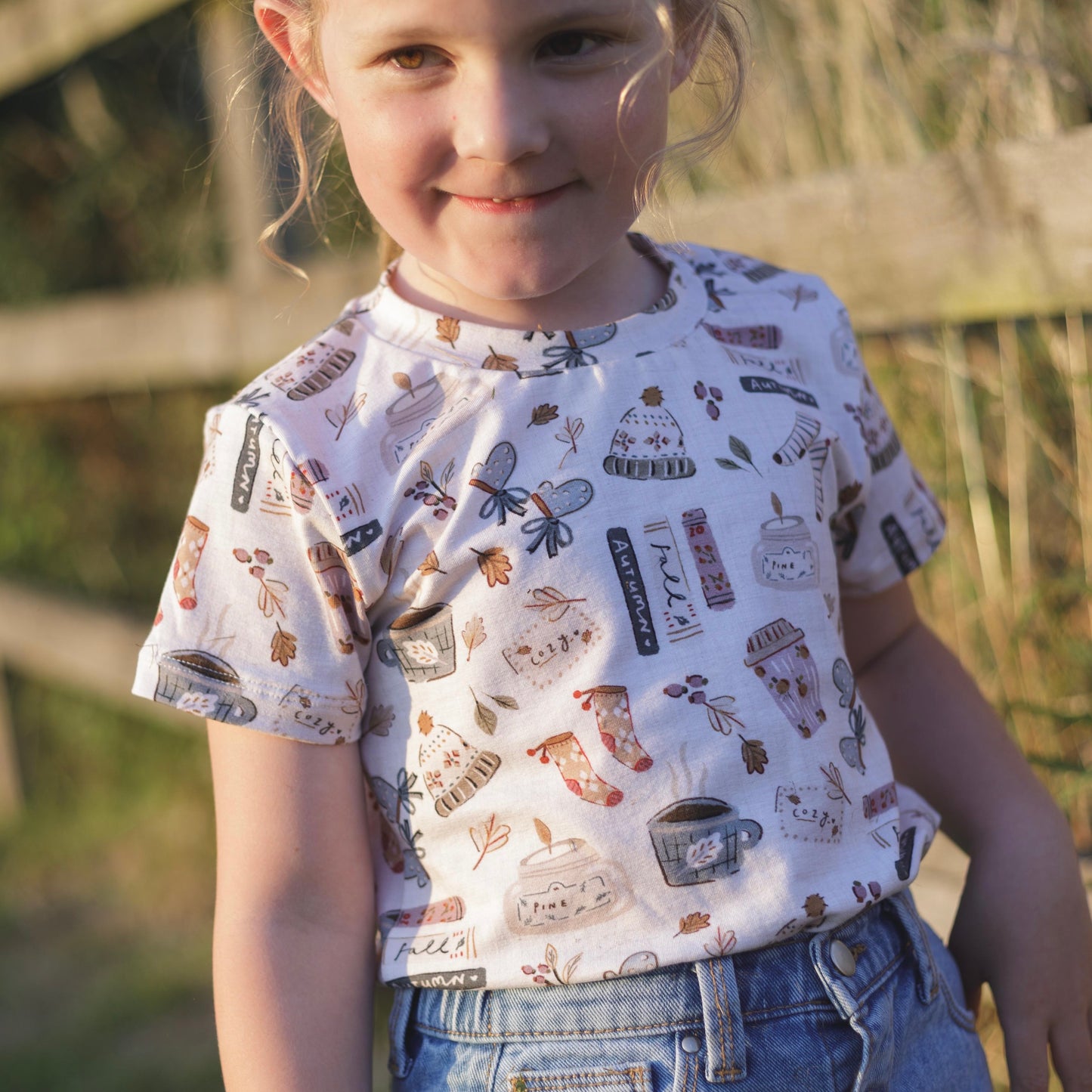 Autumn Girl Child & Baby T-Shirt - Short or Long Sleeve