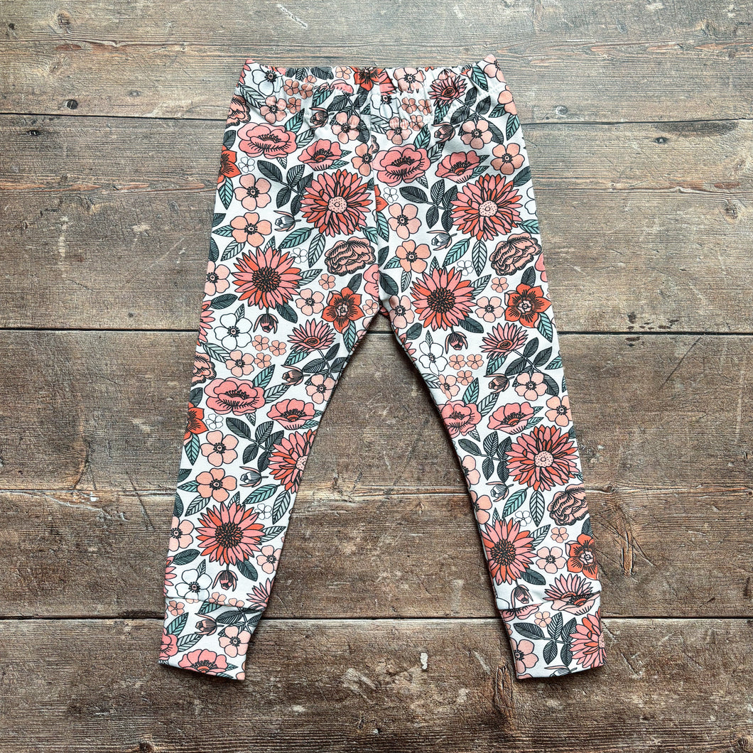 Retro Floral Leggings