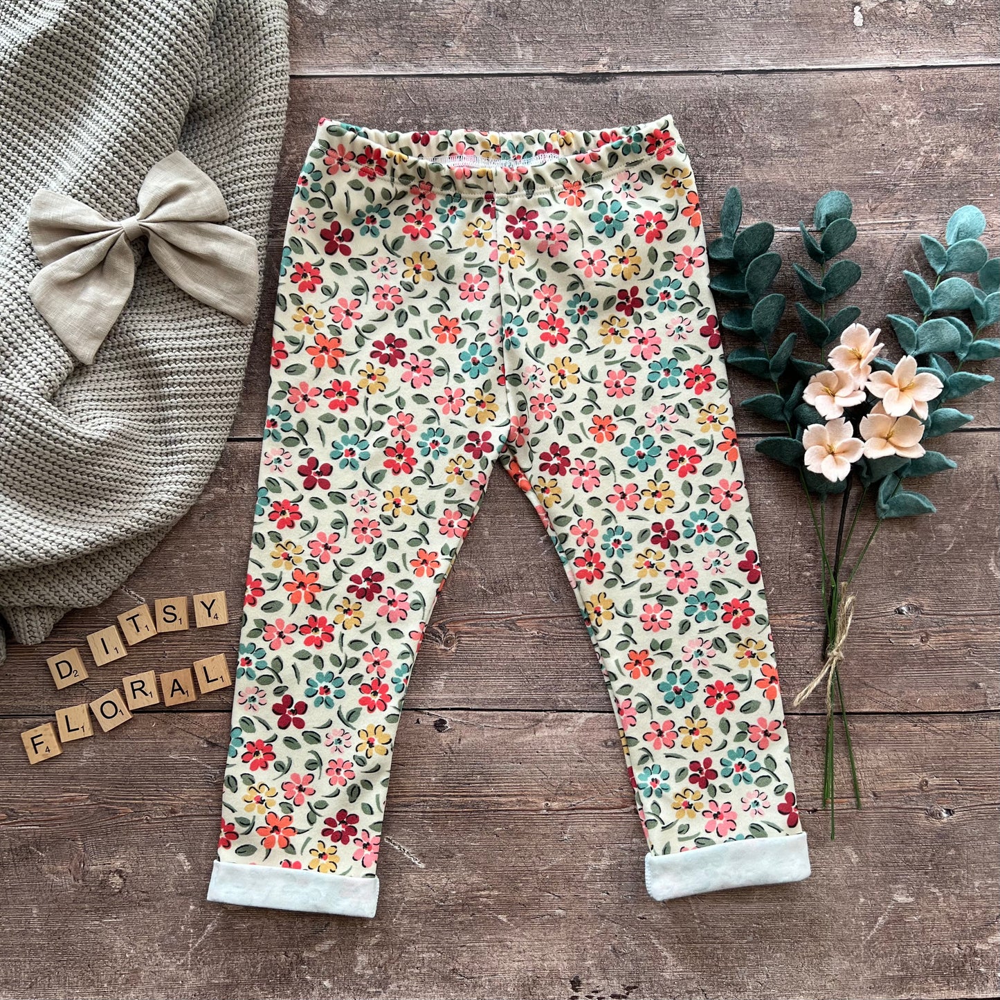 Ditsy Floral Toddler & Child Leggings