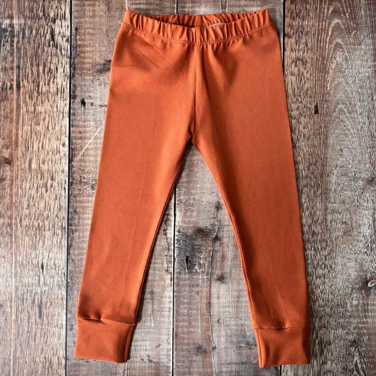 Burnt Orange Leggings 2-3 years