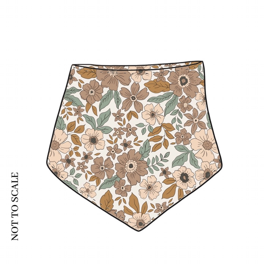 Folk Floral Dribble Bib