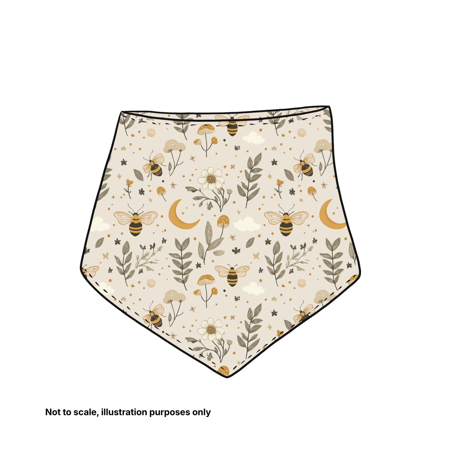 Matching Dribble Bib - Pick your print