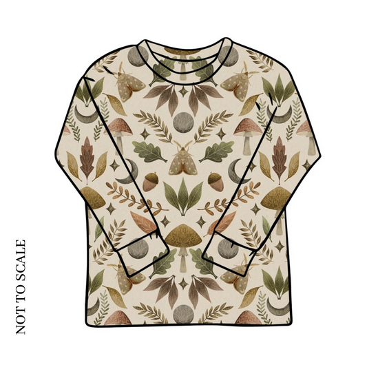 Moth & Moon Long Sleeve T-Shirt