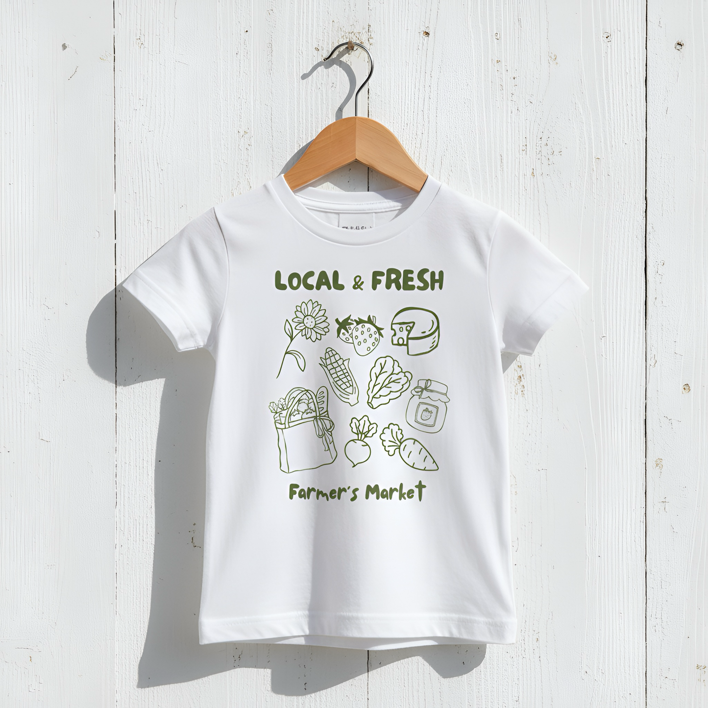 Local & Fresh Farmers Market T-Shirt
