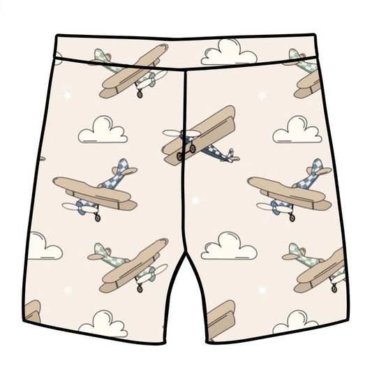 Vintage Airplanes Lounge Shorts