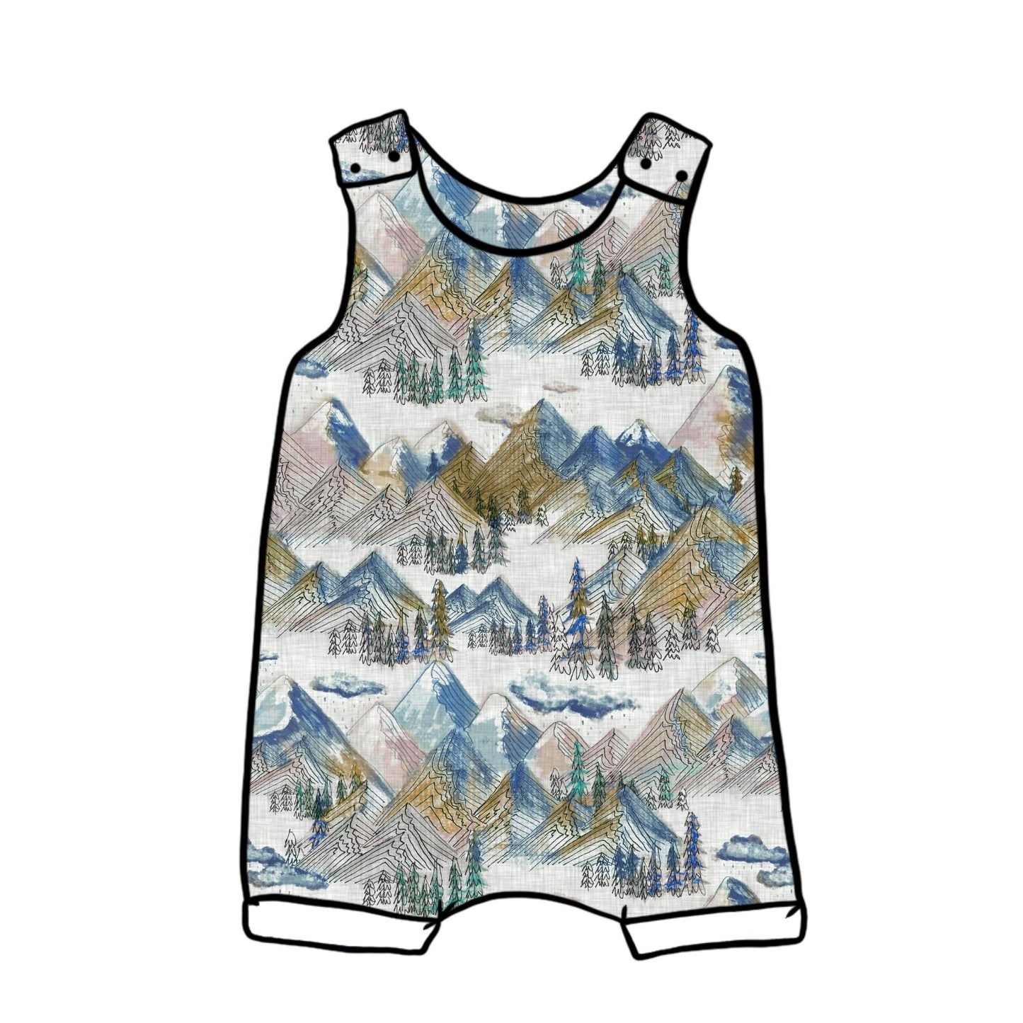 Mountainside Child & Baby Short Romper