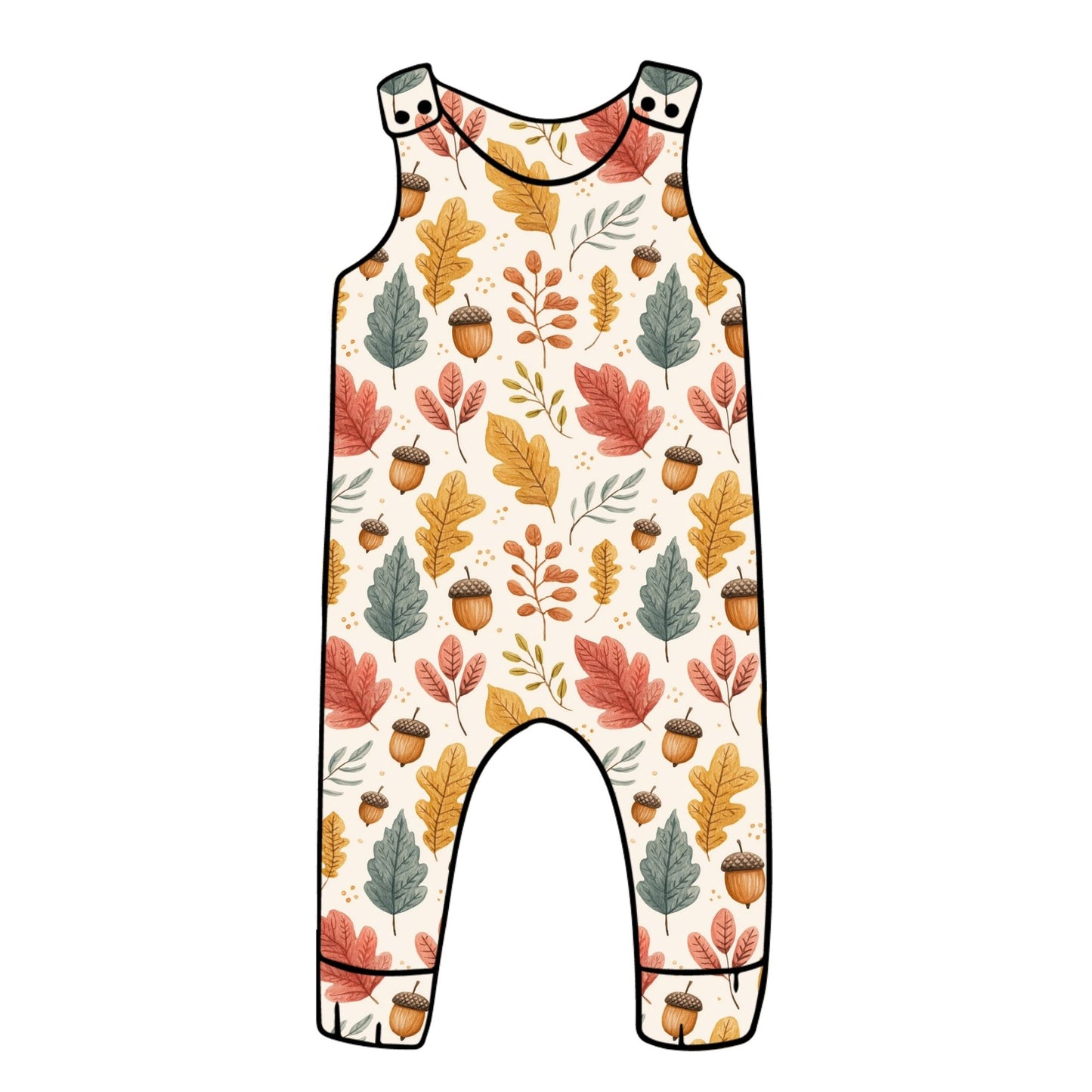 Acorns and Leaves Child & Baby Full Length Romper