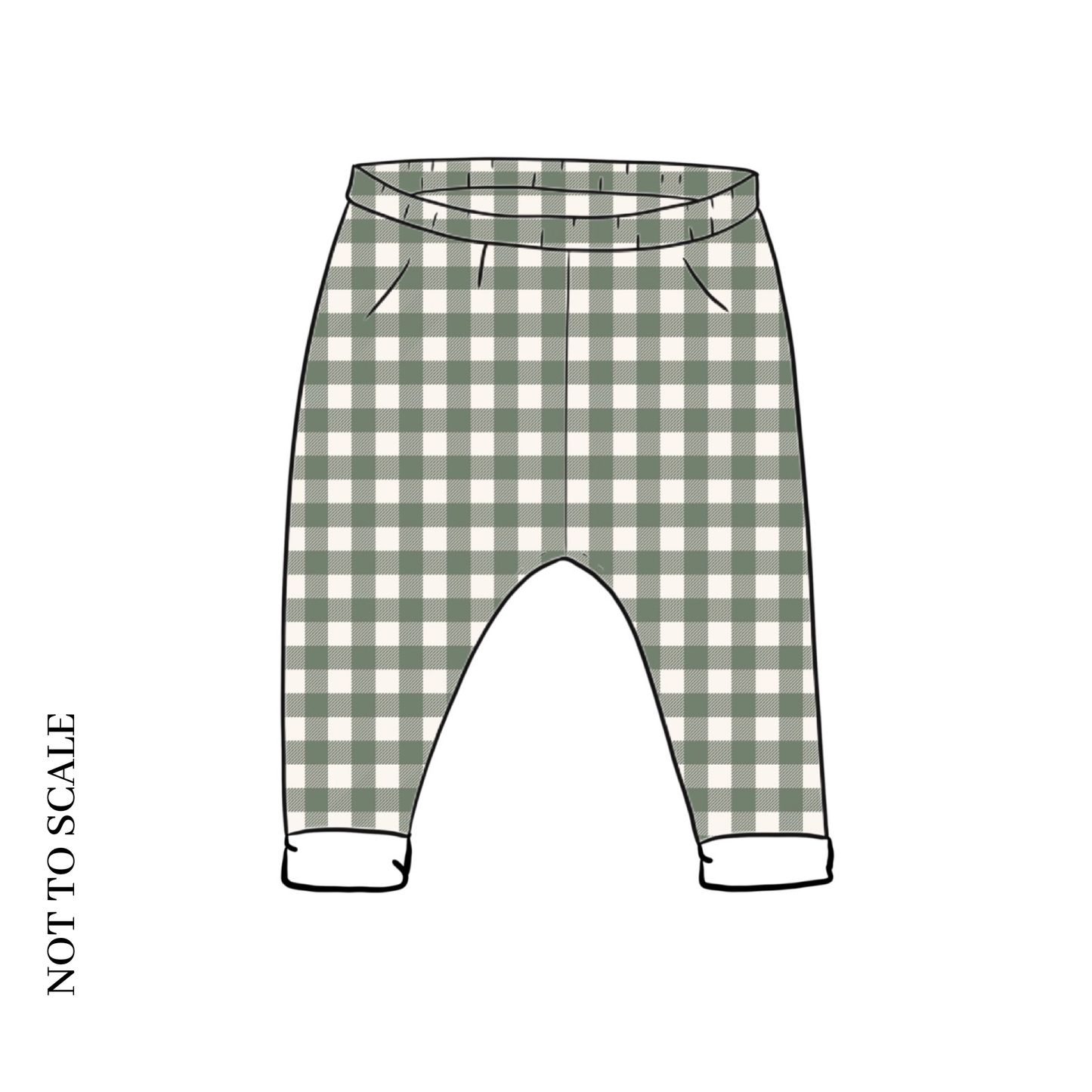 Forest Gingham Toddler & Child Leggings