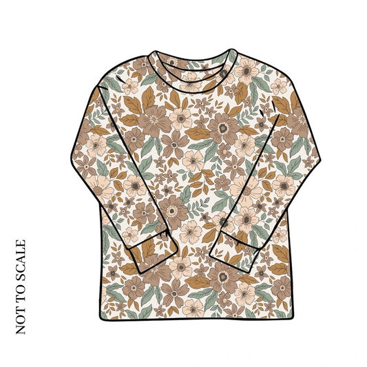 Folk Floral Long Sleeve T-Shirt