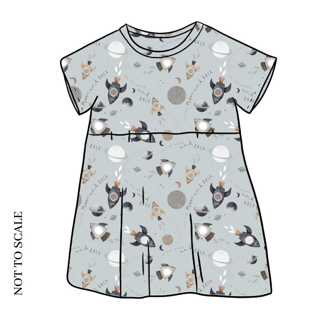 Outer Space T-Shirt Dress