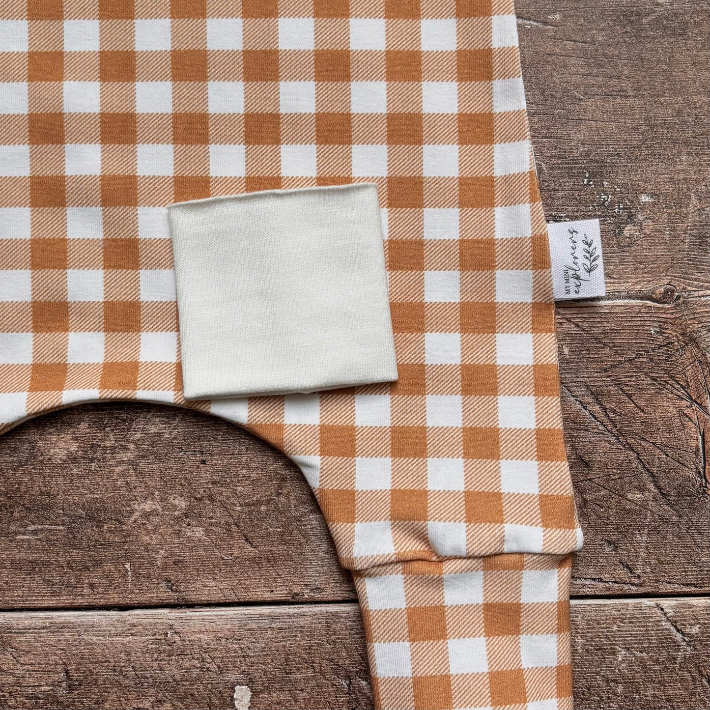 Ochre Gingham Snood