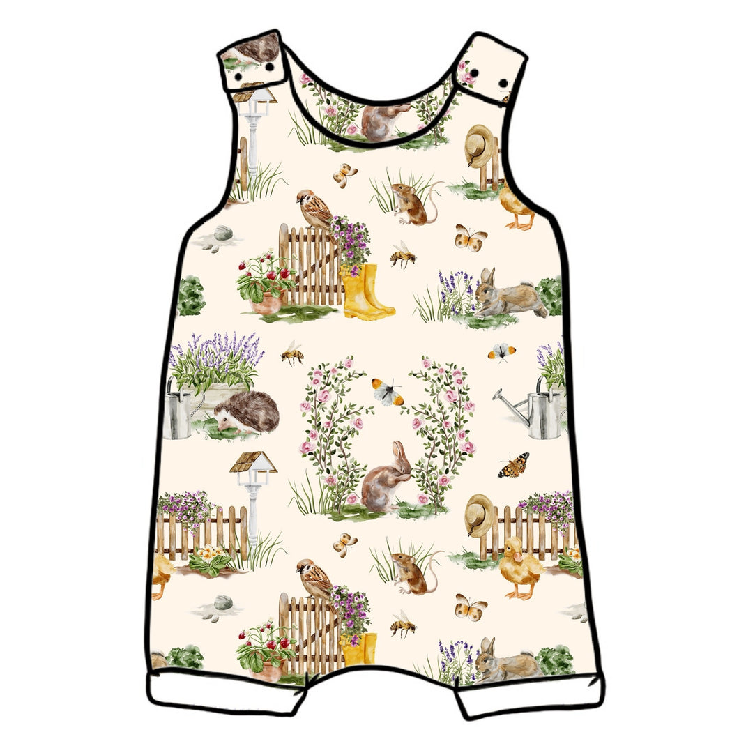 Garden Wildlife Short Romper