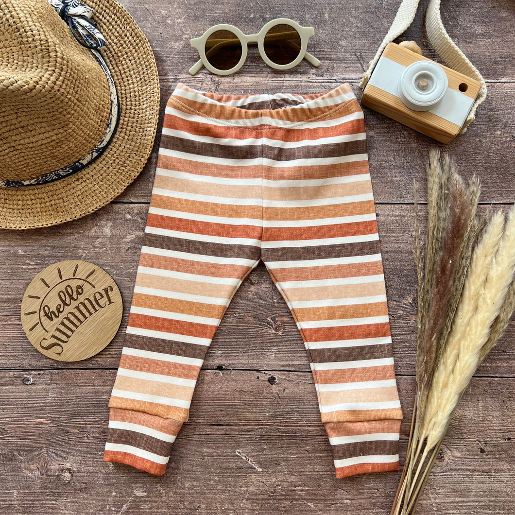 Linen Stripes Leggings 3-4 years