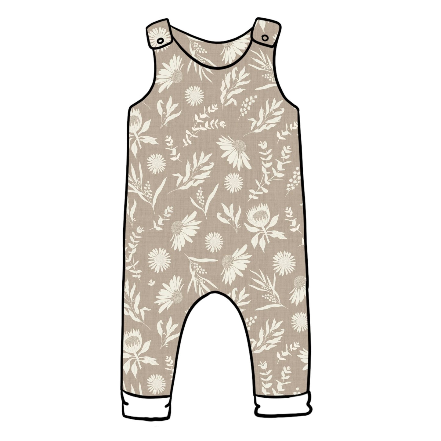 Linen Meadow Child & Baby Full Length Romper
