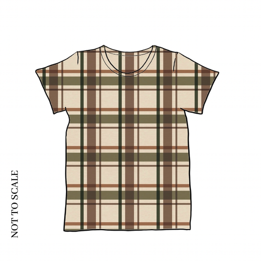 Wild Wood Check T-Shirt