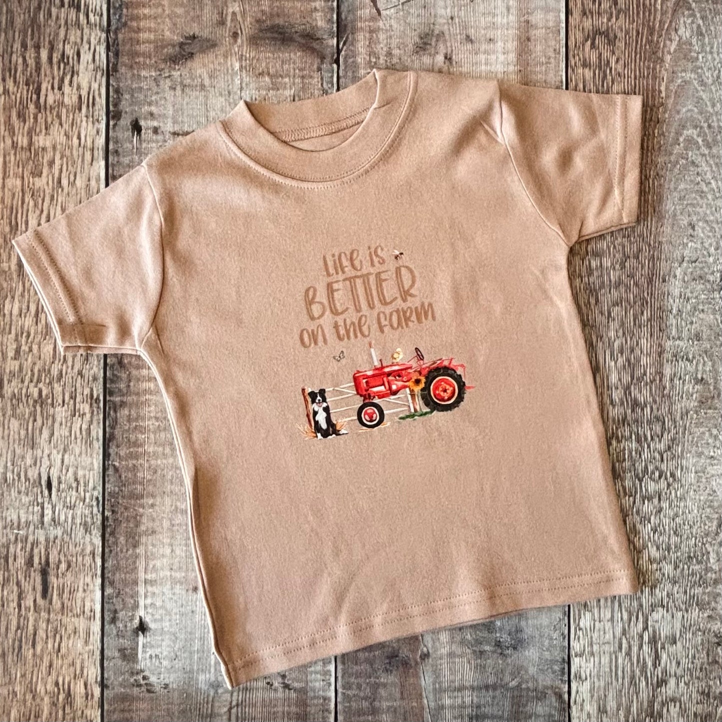 Life is better on the farm T-Shirt 1-2 years