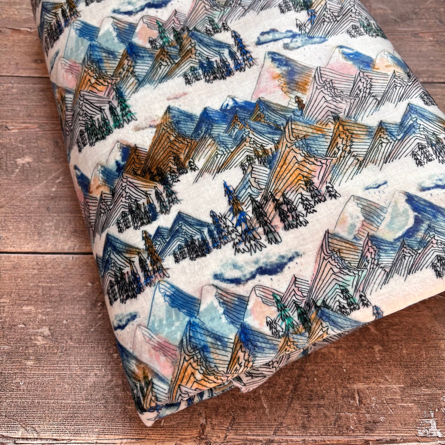 Mountainside Toddler & Child Sherpa Blanket