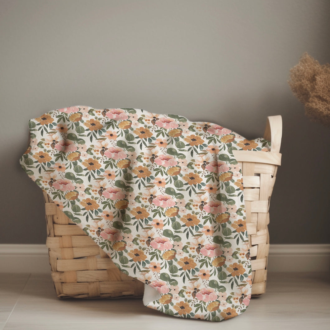 Vintage Blooms Snuggle Blanket