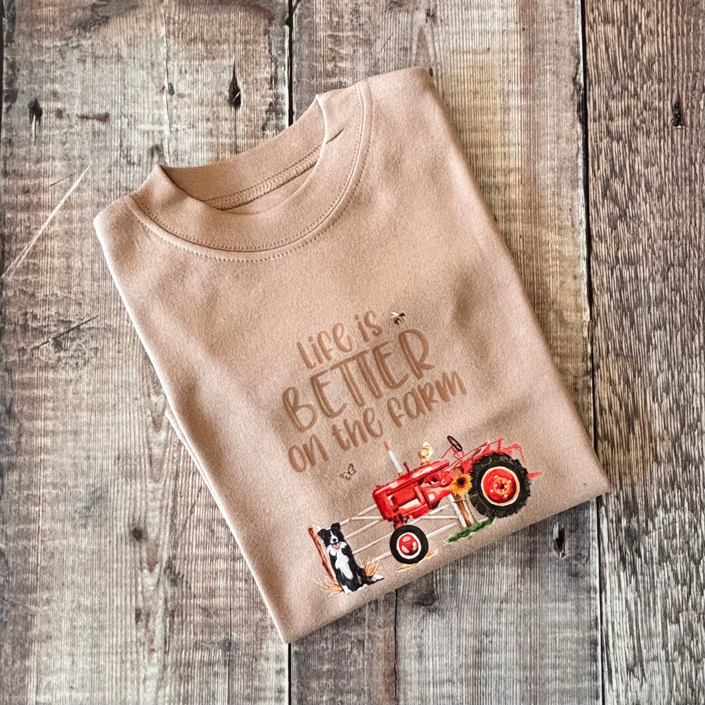 Life is better on the farm T-Shirt 1-2 years