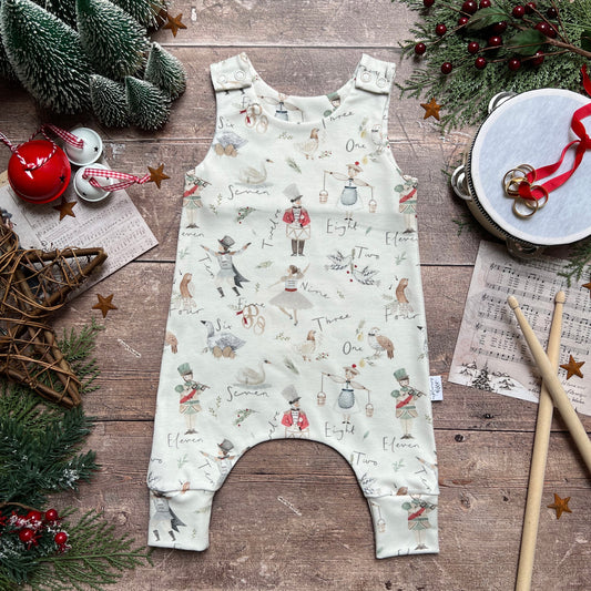 12 Days of Christmas Romper 3-6m
