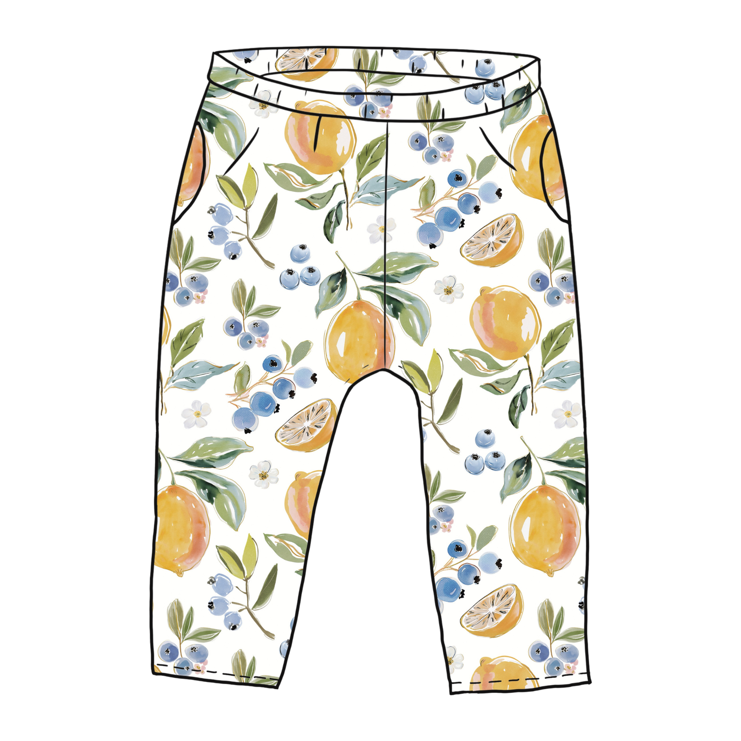 Fresh Lemons Toddler & Child Pocket Trousers