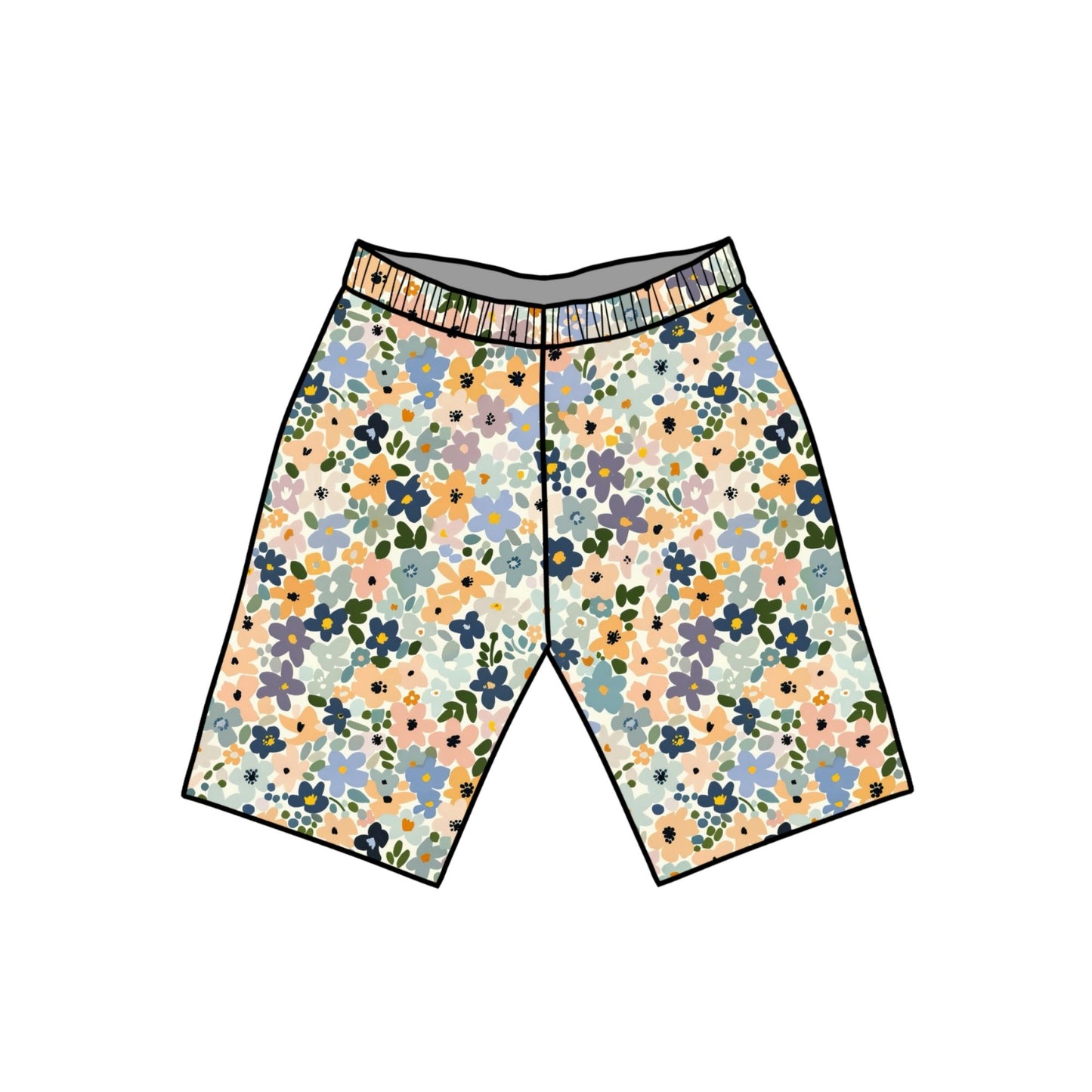 Wildflower Confetti Child & Baby Shorts - Rolled or Hemmed