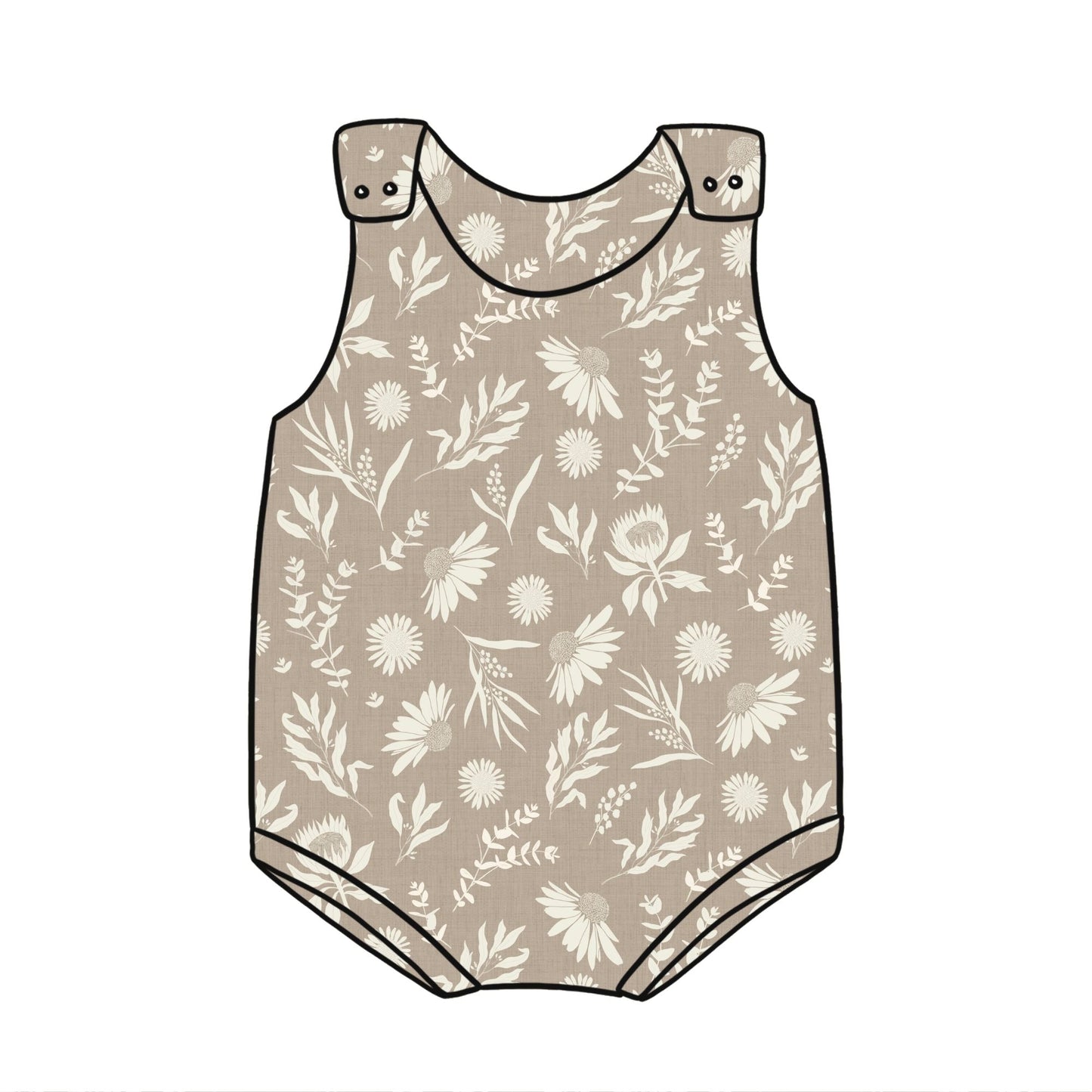Linen Meadow Child & Baby Bloomer Romper