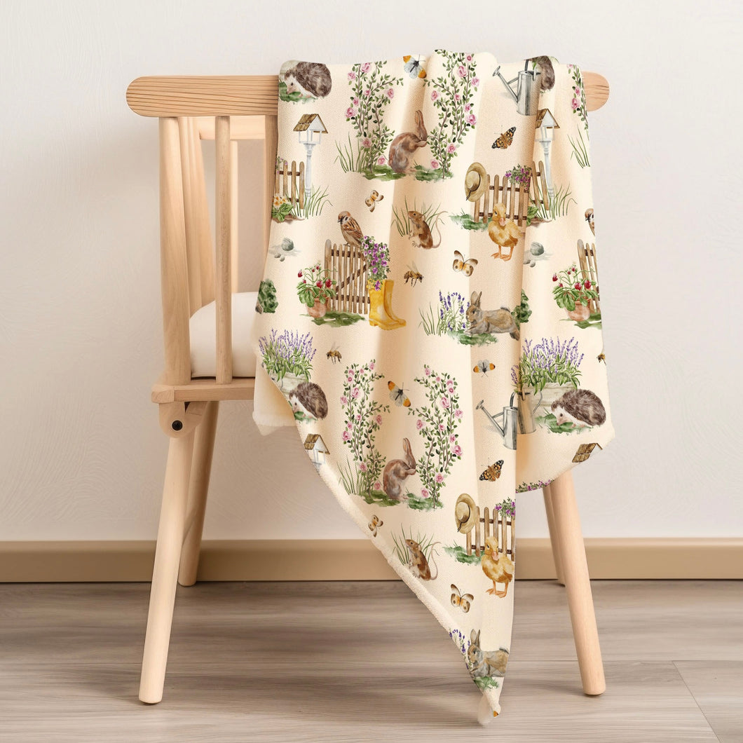 Garden Wildlife Snuggle Blanket