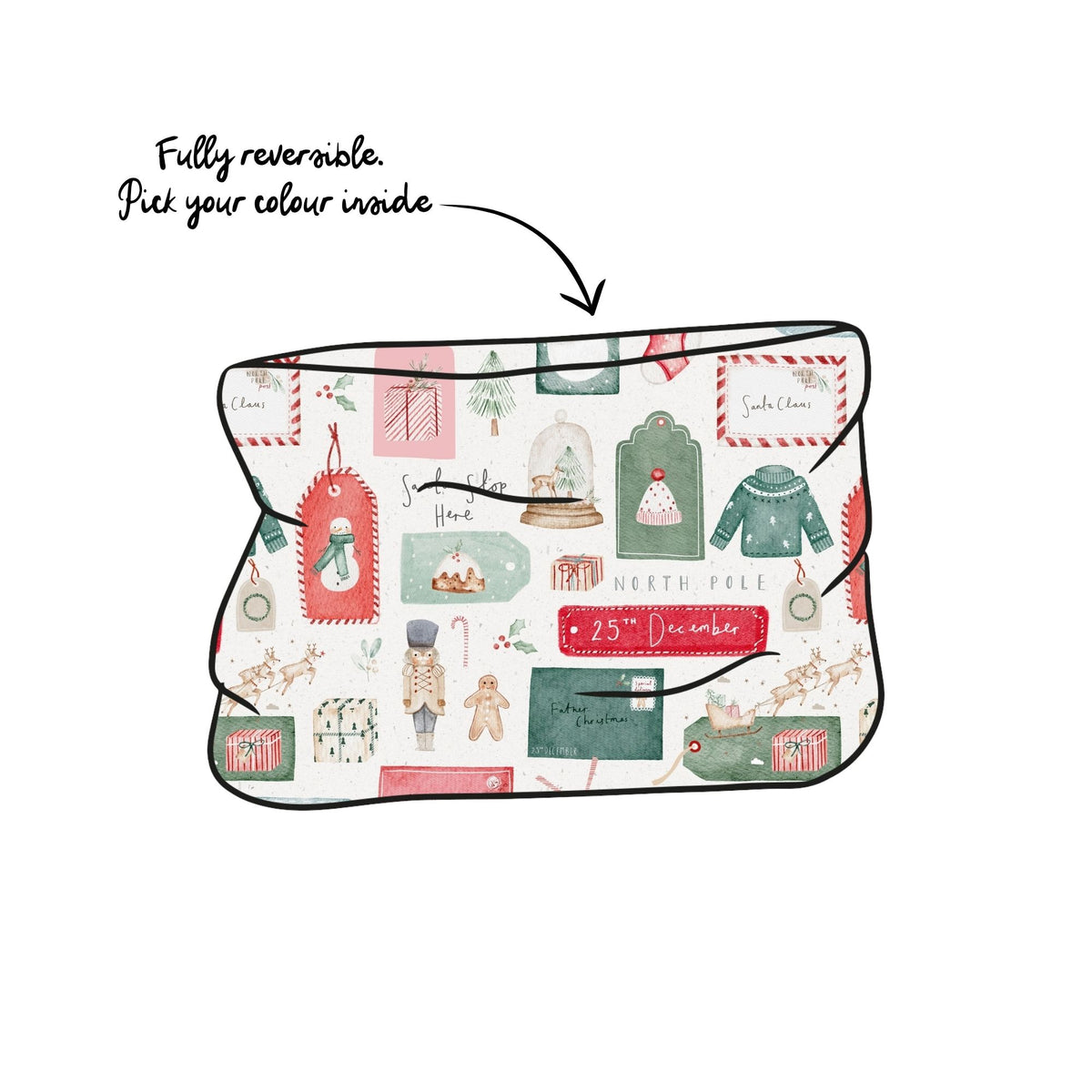 North Pole Greetings Toddler & Child Snood
