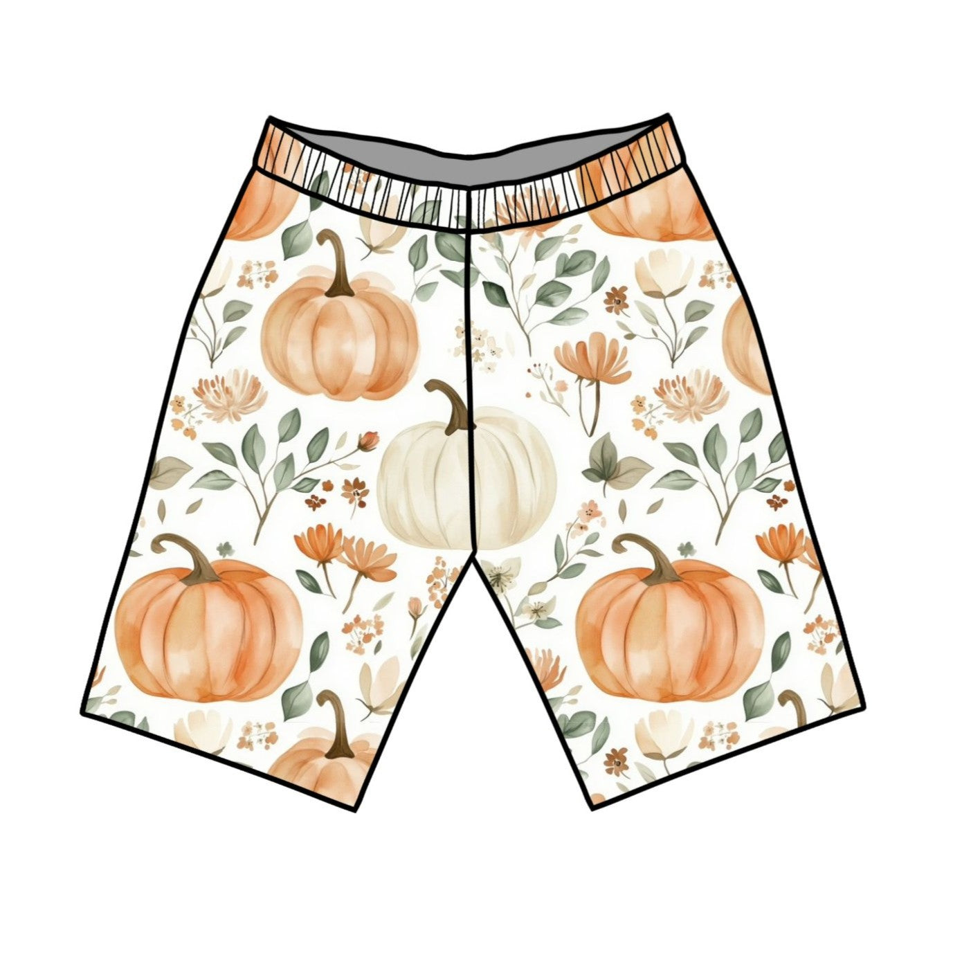 Pumpkin Patch Child & Baby Shorts - Rolled or Hemmed