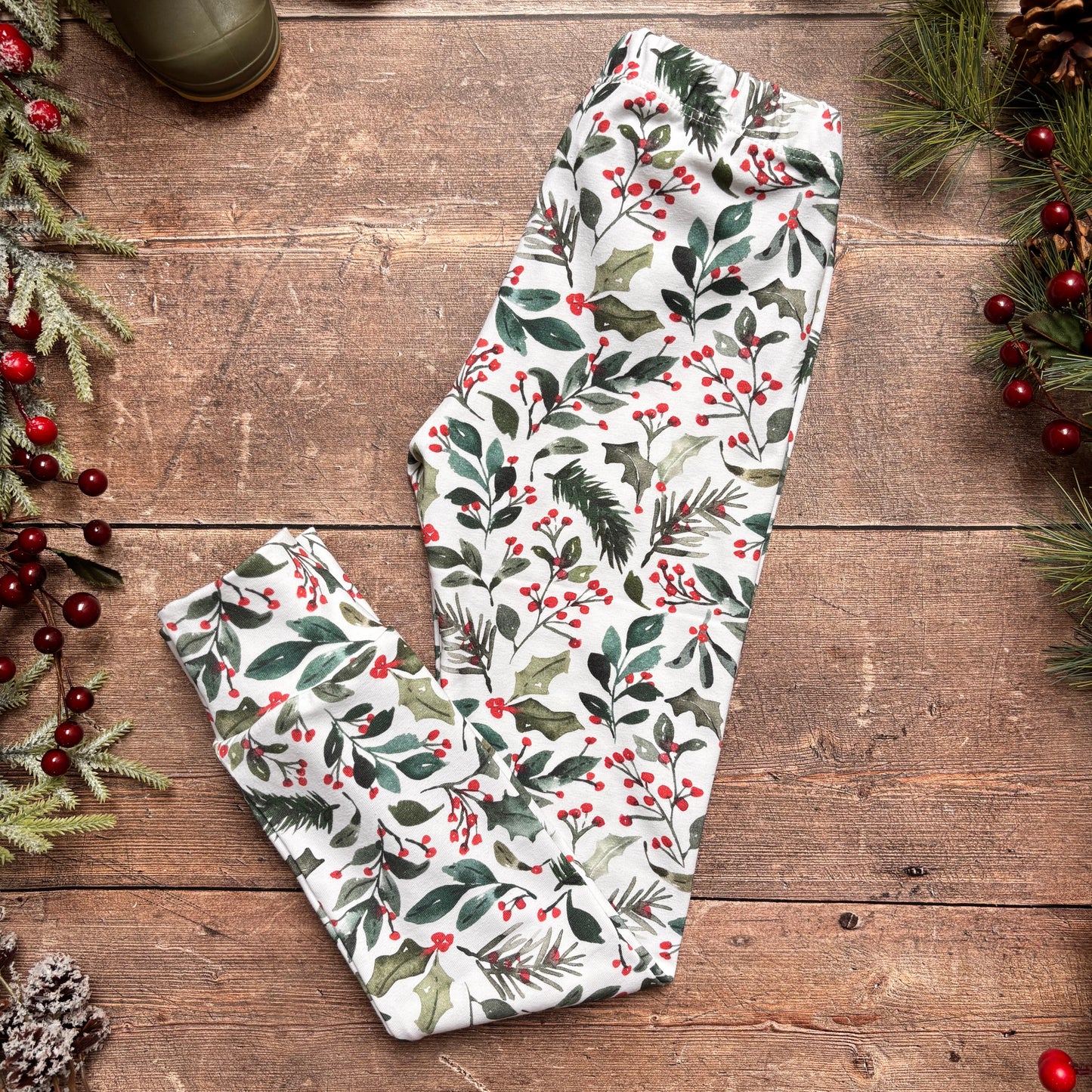 Winter Berries Leggings 12-18m