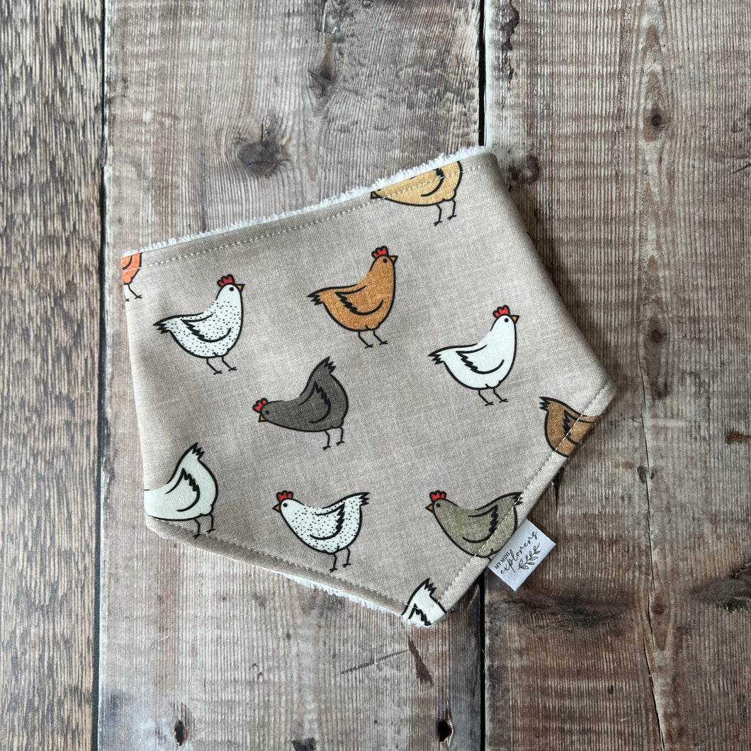 Chickens Dribble Bib