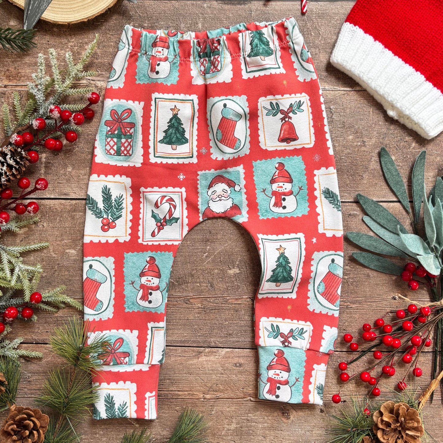 Christmas Stamps Harems 12-18m