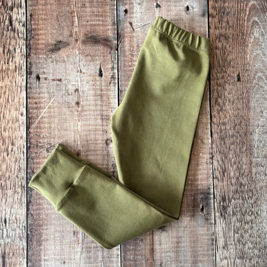 Khaki Leggings 5-6 years
