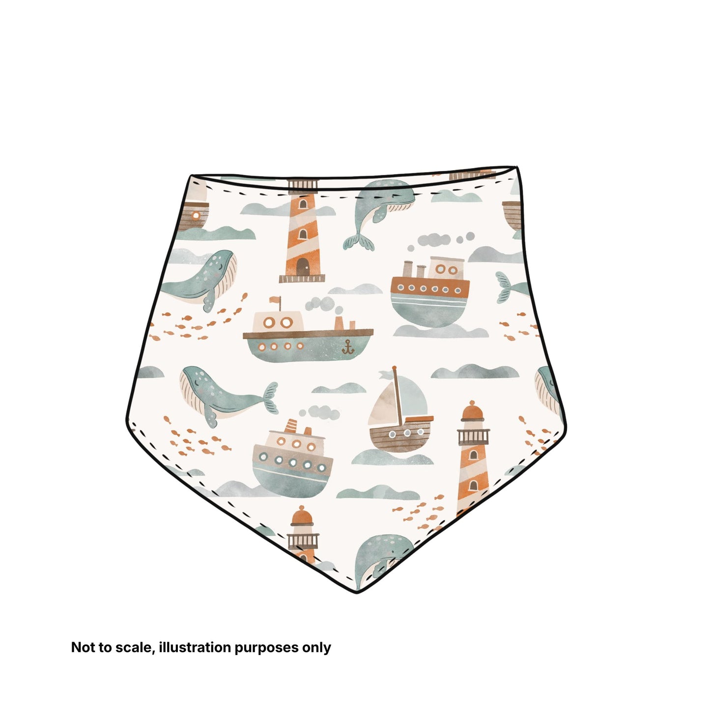 Matching Dribble Bib - Pick your print