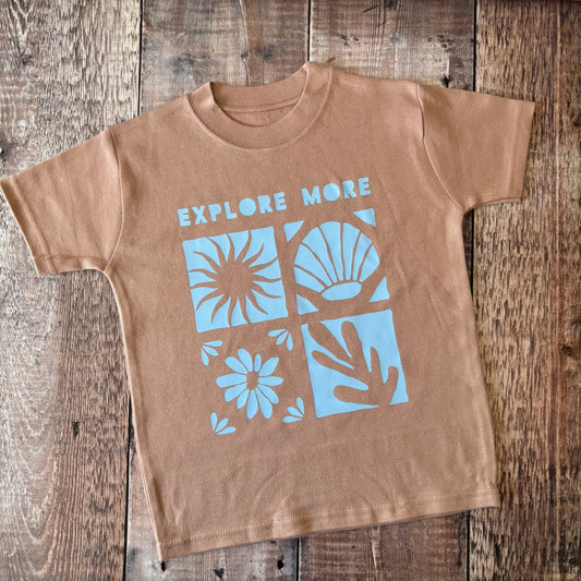 Explore More T-Shirt 5-6 years (blue txt)