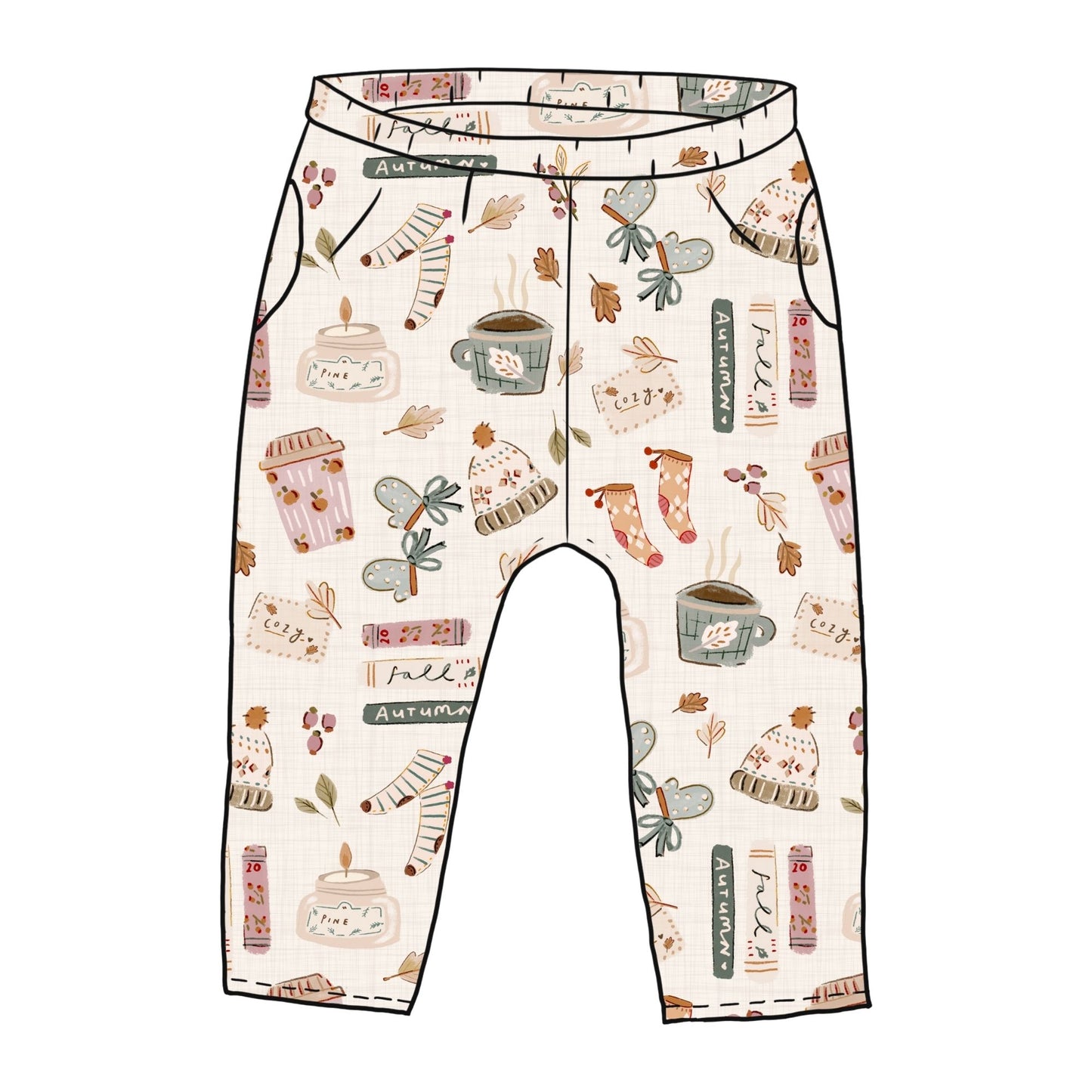 Autumn Girl Toddler & Child Pocket Trousers
