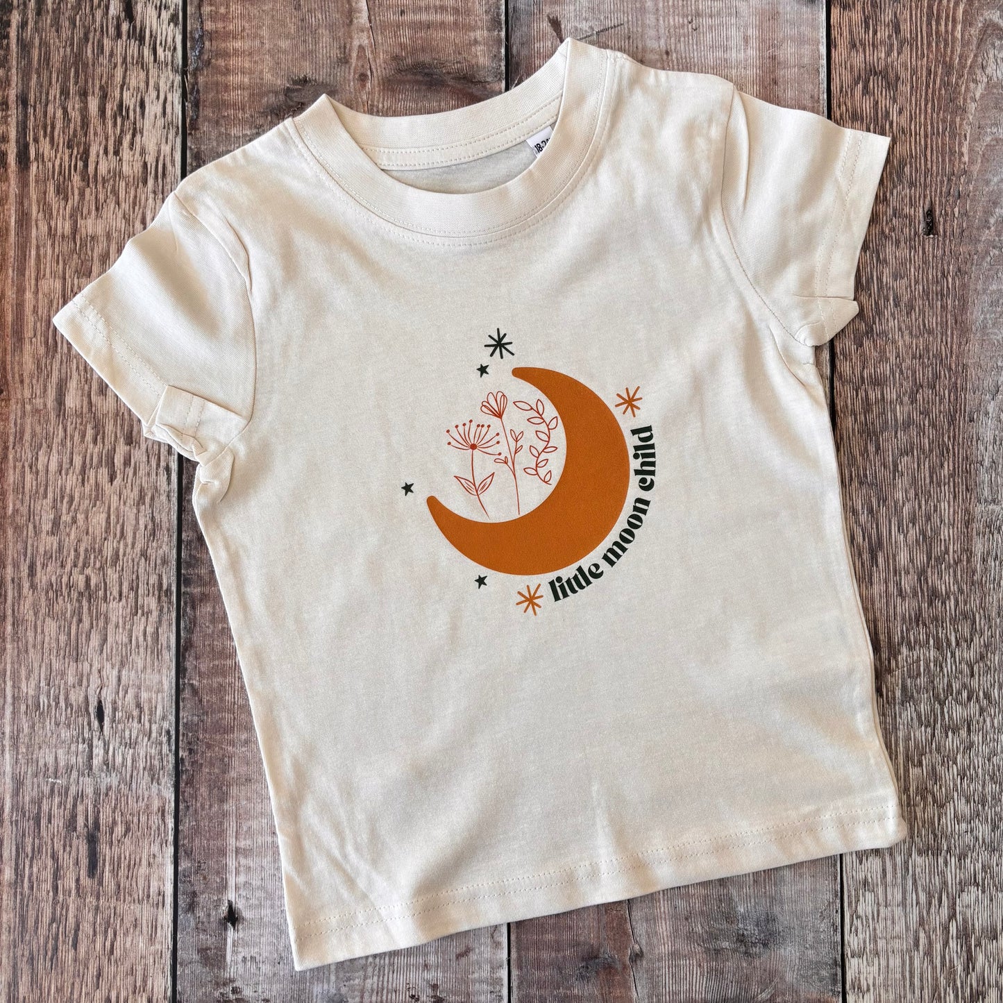 Little moon child T-Shirt 18-24 months (Natural)