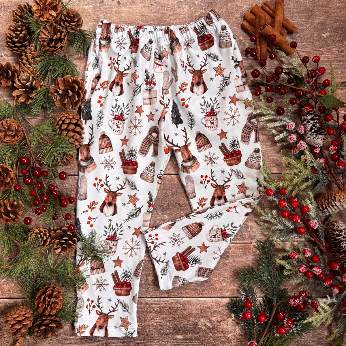 Cosy Christmas Toddler & Child Pocket Trousers