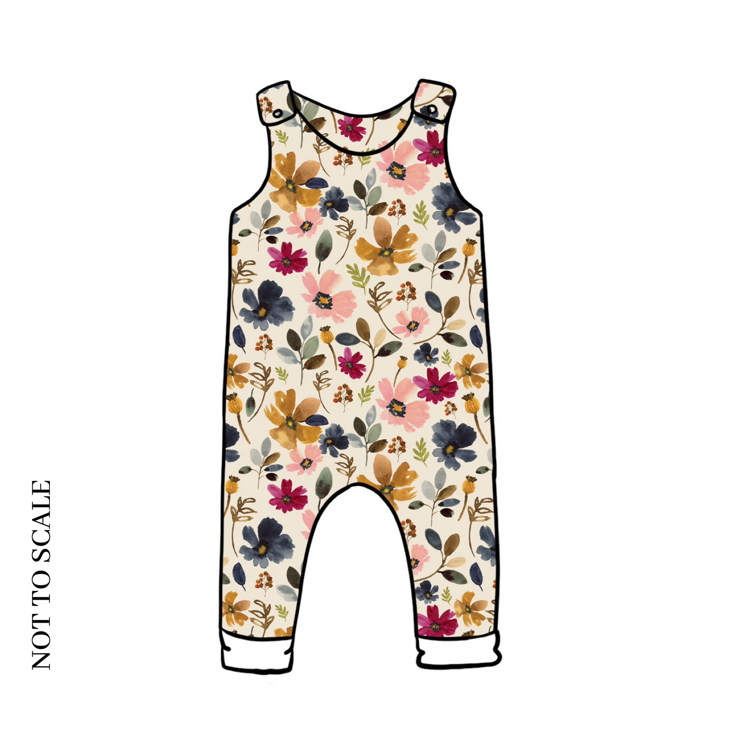 Wild Floral Romper