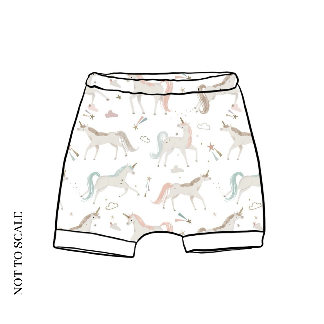 Unicorn Dream Rolled Shorts