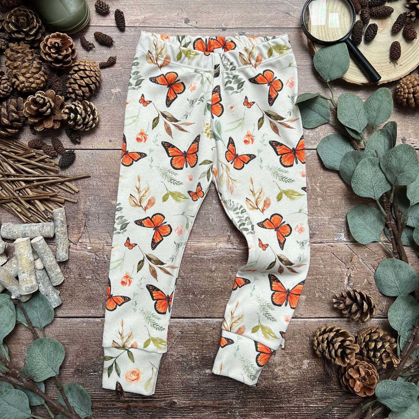 Monarch Butterflies Leggings 12-18m
