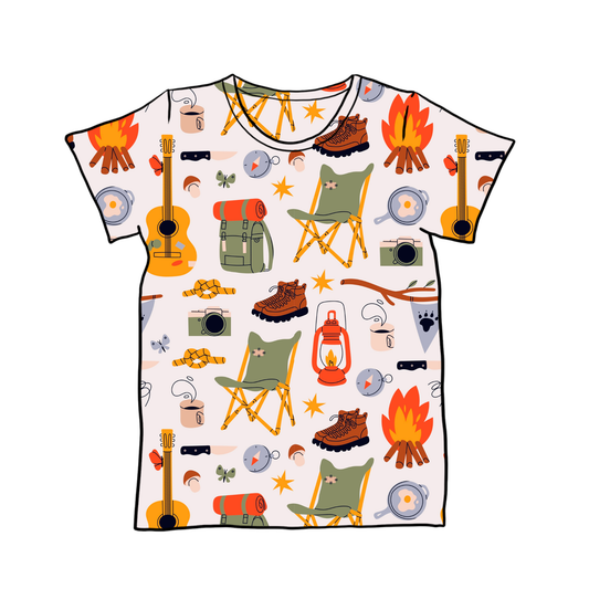 Camping Child & Baby T-Shirt - Short or Long Sleeve