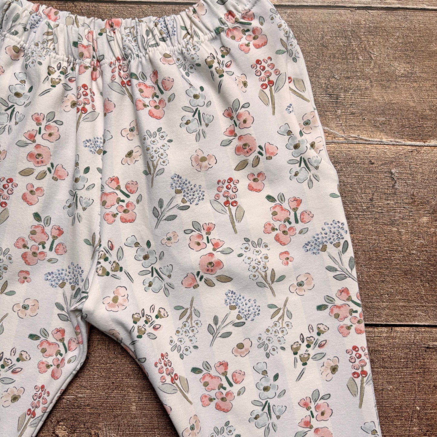 Floral Stripes Toddler & Child Pocket Trousers