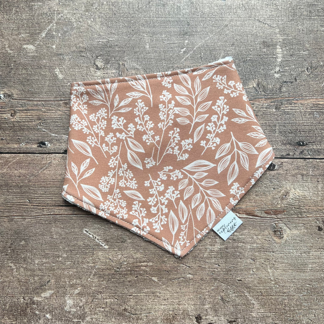 Boho Leaves Dribble Bib