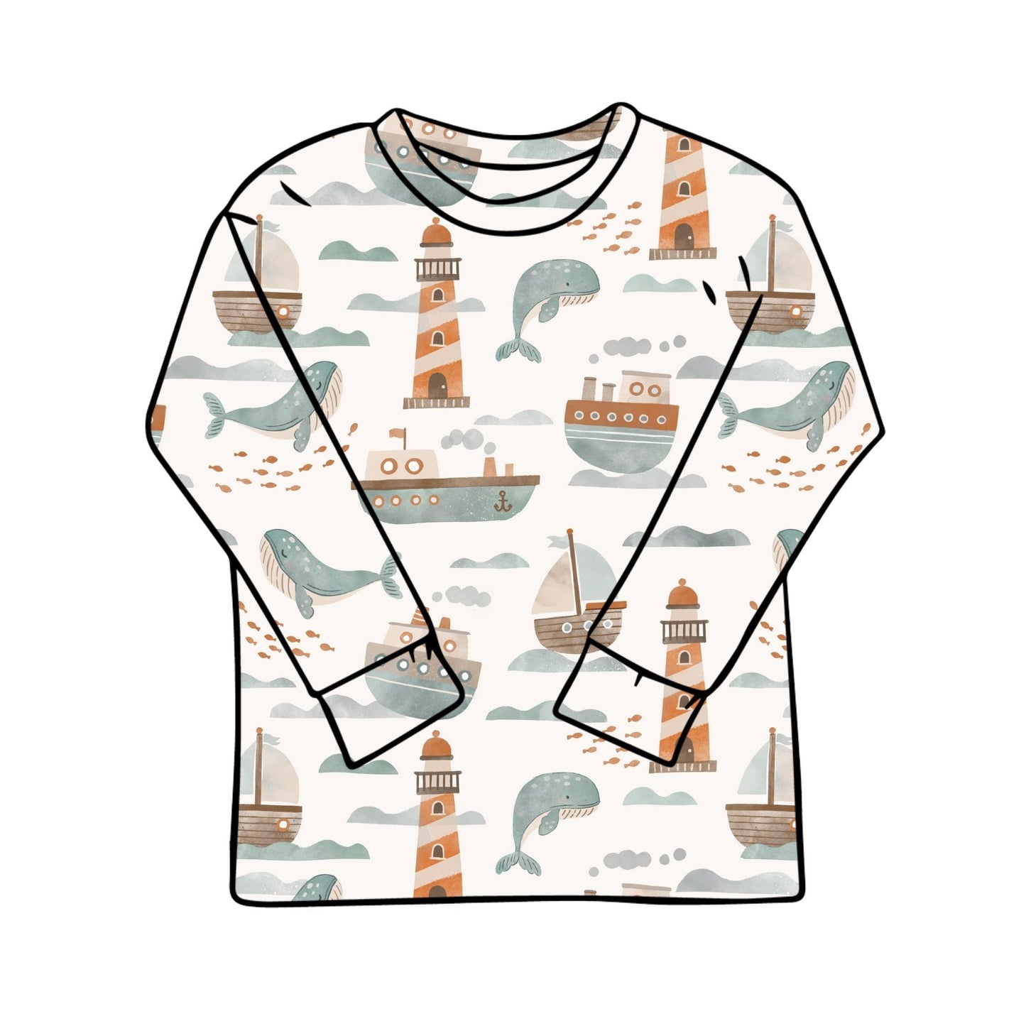 At Sea Child & Baby T-Shirt - Short or Long Sleeve