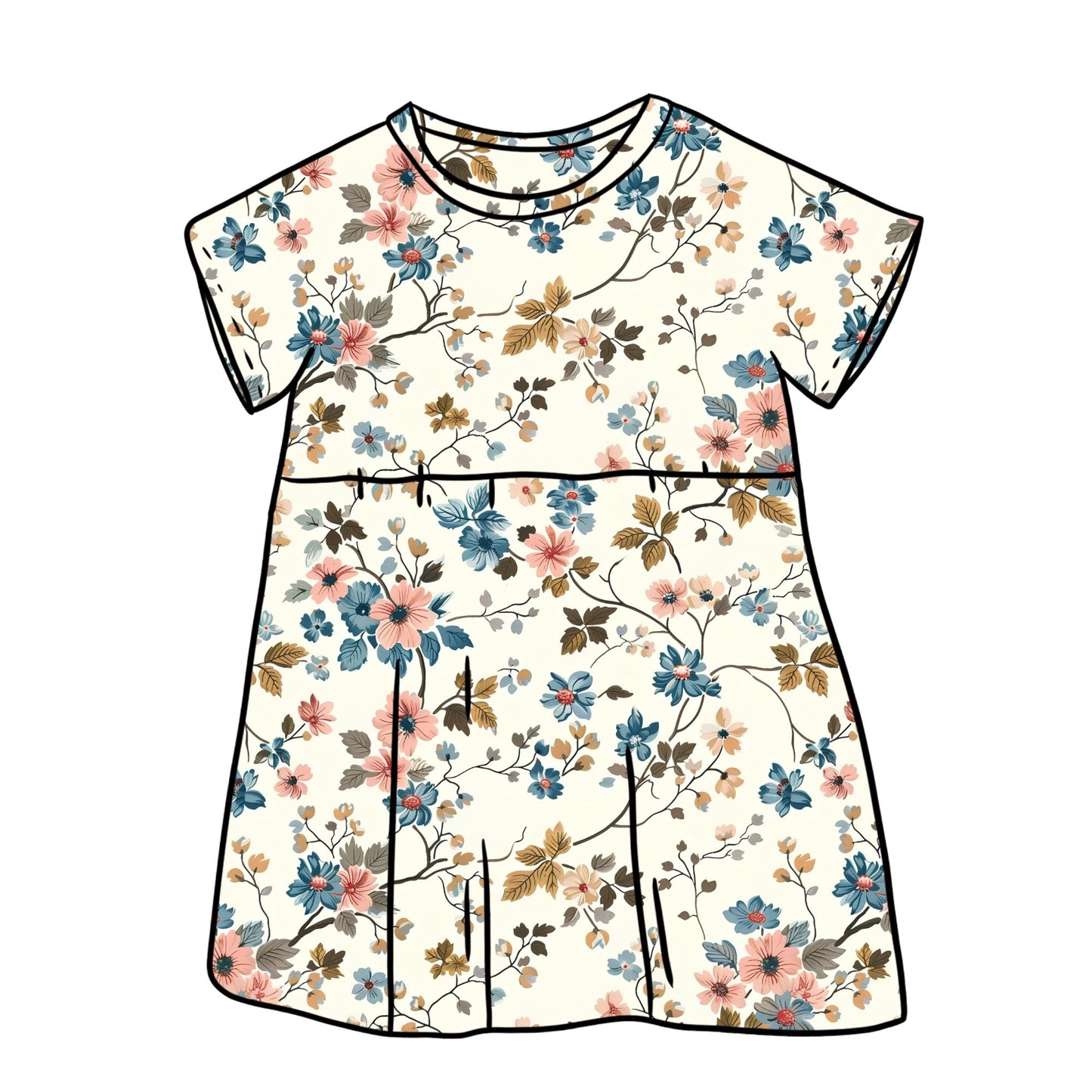 English Garden Child & Baby Sleeved Dress - 3 options