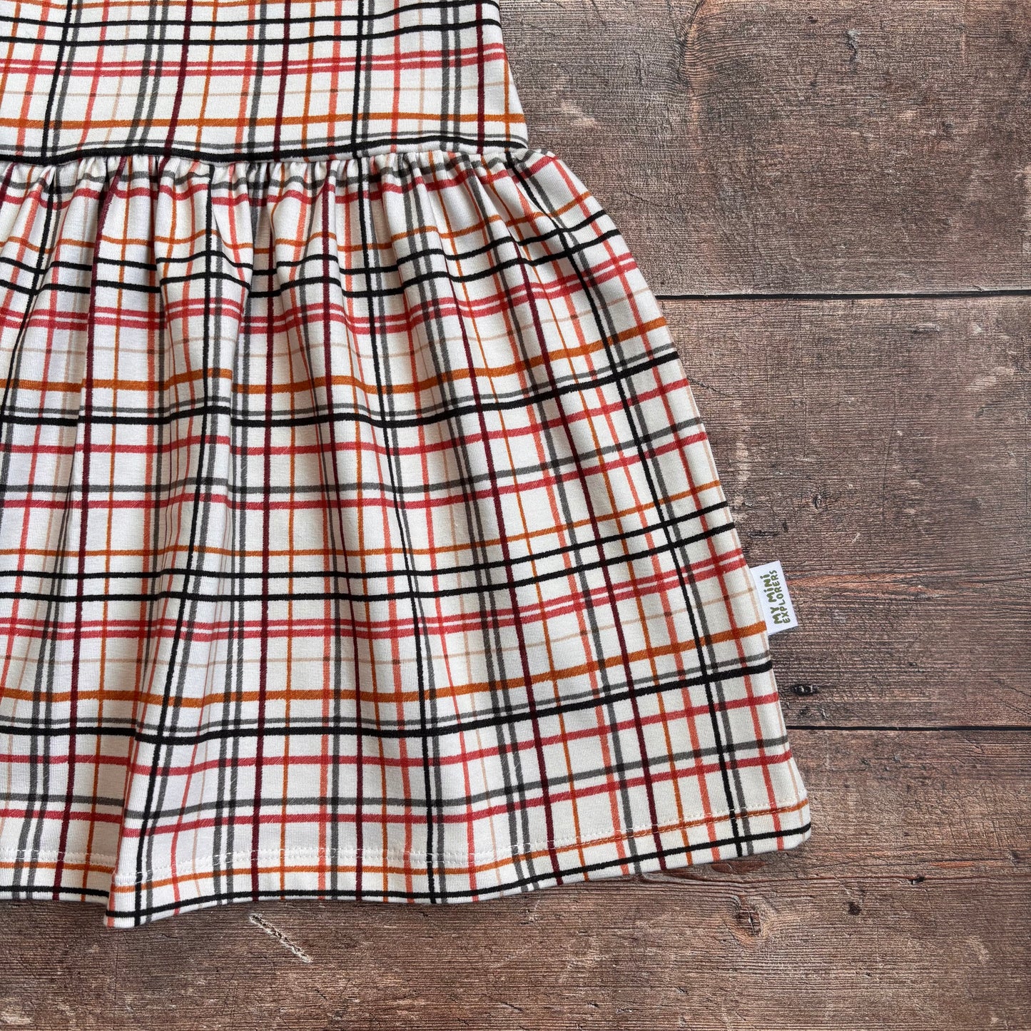 Rustic Plaid Child & Baby Pinafore Dress